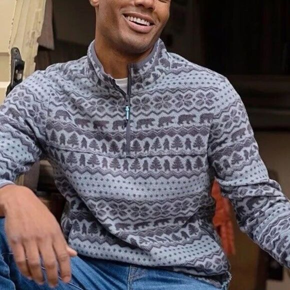 Chubbies Men’s Reversible Fleece Jacket - Picture 2 of 12